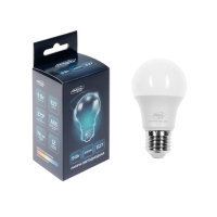 Лампа cветодиодная Luazon Lighting, A55, 9 Вт, E27, 780 Лм, 4000 К, дневной свет Лампа cветодиодная Luazon Lighting, A55, 9 Вт, E27, 780 Лм, 4000 К, дневной свет