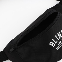 Сумка поясная Bling for a better life, 32х8х15 см, отдел на молнии, наружный карман, белый Сумка поясная Bling for a better life, 32х8х15 см, отдел на молнии, наружный карман, белый