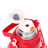 Термос, 1 л, Coffee cup, сохраняет тепло 10 ч, красный