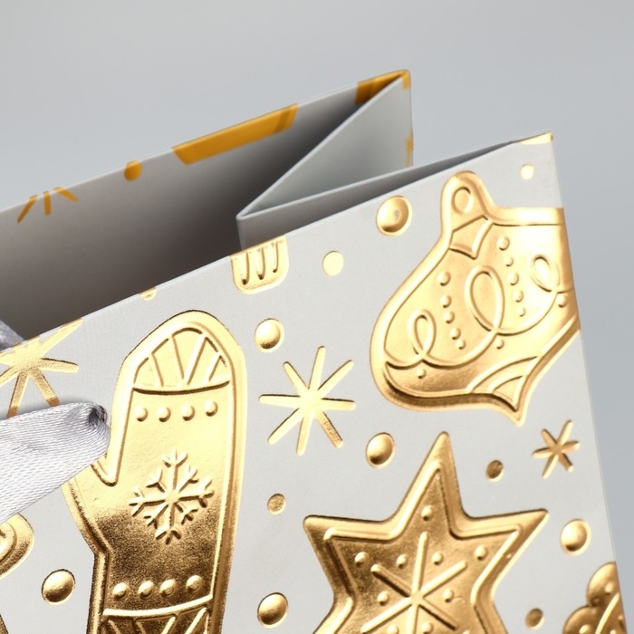 Пакет подарочный новогодний &laquo;Новогодние сладости&raquo; 32 х 26 х 10 см, Новый год