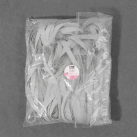 Резинка латексная гладкая, 10 мм, 50 м, цвет белый