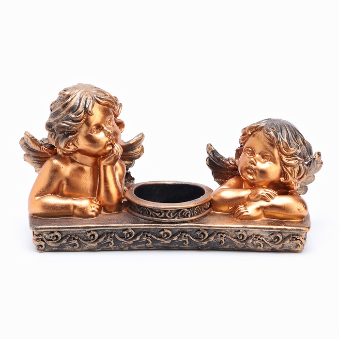 Подсвечник "Ангелочки", на одну свечу d - 5 см, 21 х 7 х 10.5 см