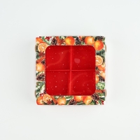 Коробка под 4 конфеты &laquo;Зимняя ботаника&raquo;, 10.5 х 10.5 х 3.5 см, Новый год