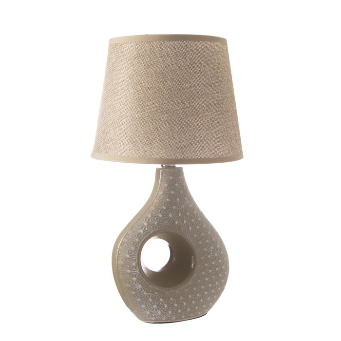 Настольная лампа Настольная лампа "Маделин" Е14 40вт кофе с молоком 18х18х33,5 см