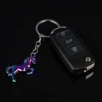 Брелок для ключей Cartage, лошадь, металл, перламутровый Брелок для ключей Cartage, лошадь, металл, перламутровый