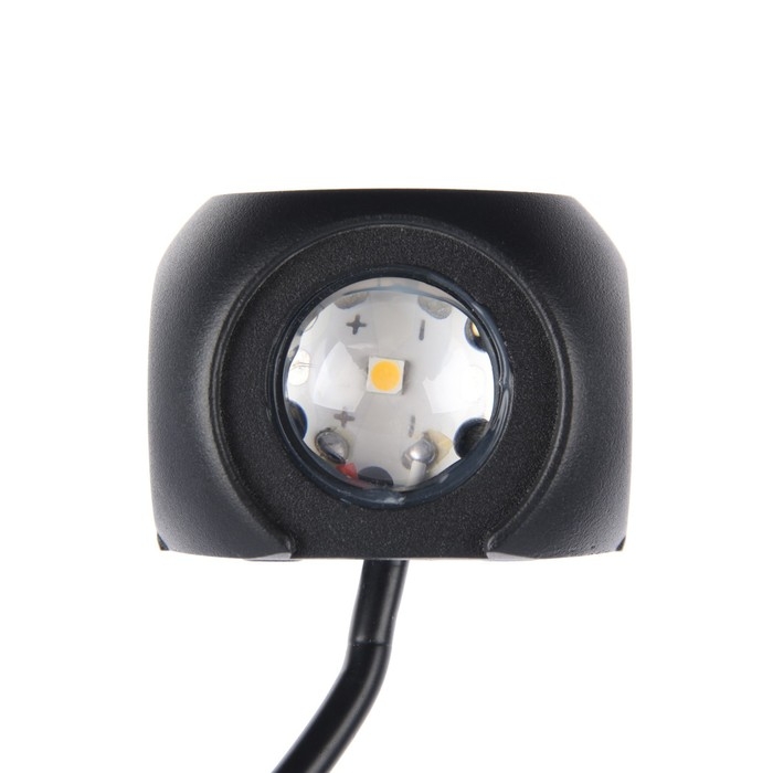 Светильник фасадный &laquo;Кубик&raquo;, FSD-013, 2 Вт, 3000К, 1 луч, IP65, 220 В, металл, черный