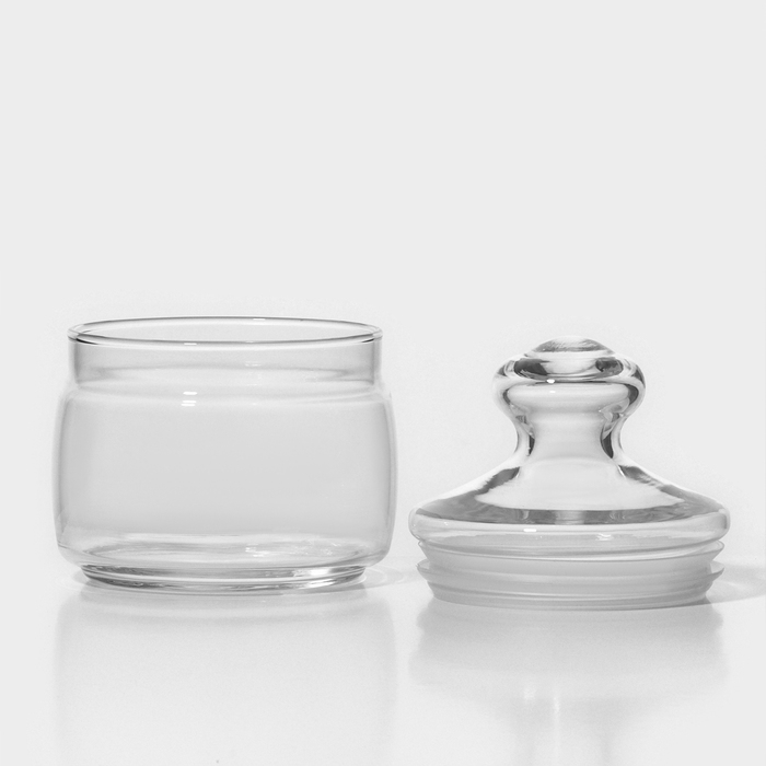 Банка для сыпучих продуктов Paşabah&ccedil;e Cesni, 420 мл, стекло, прозрачная