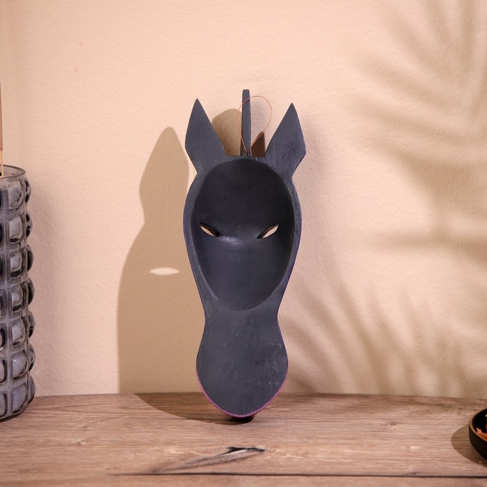 Маска Маска "Зебра" дерево 18 см