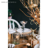 Подсвечник стекло набор 3 шт "Тет-а-тет" высота 26см, 23 см, 20 см Подсвечник стекло набор 3 шт "Тет-а-тет" высота 26см, 23 см, 20 см