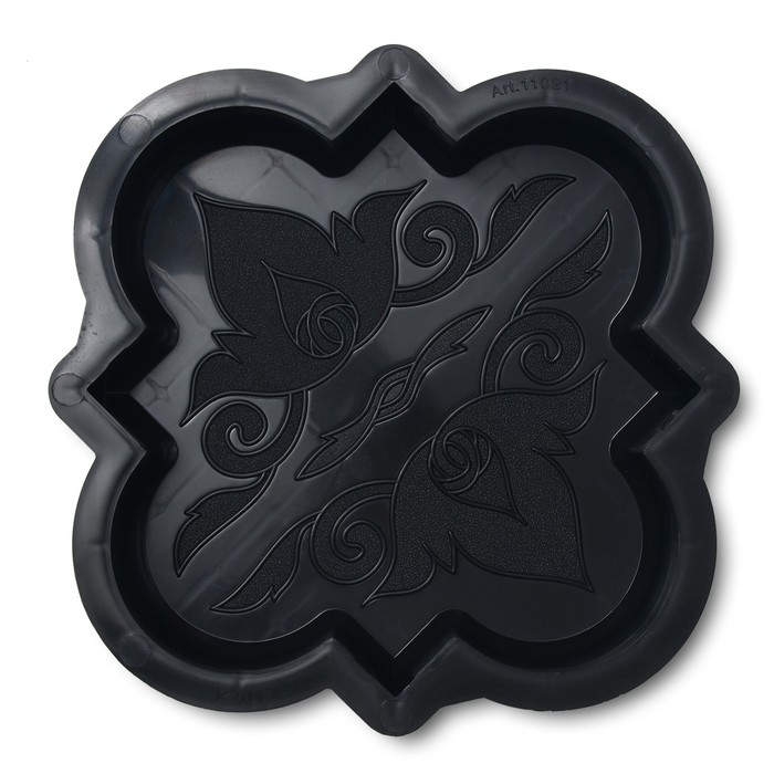 Форма для тротуарной плитки &laquo;Клевер краковский малый&raquo;, 21,5 &times; 21,5 &times; 4 см, гладкий, 1 шт.