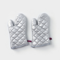 Набор прихваток &laquo;Профи&raquo;, 2 шт, 30&times;16&times;2 см, цвет серый