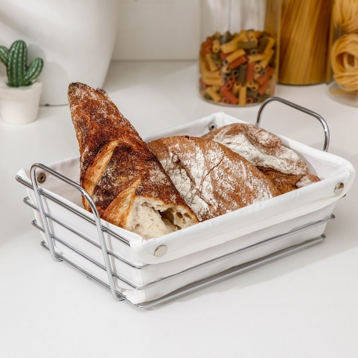 Корзина для хлеба Доляна, 28&times;19&times;12 см