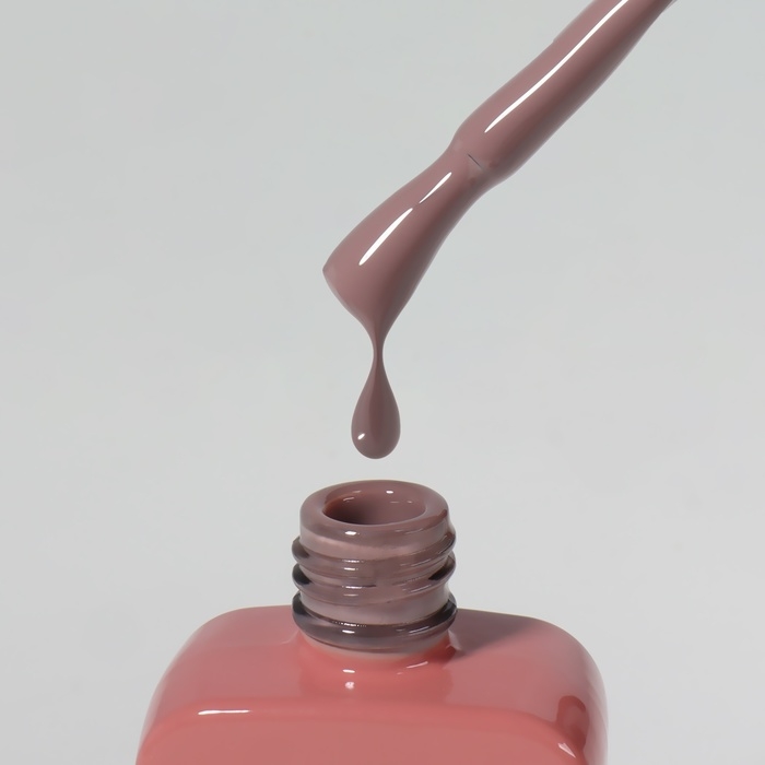 Гель лак для ногтей &laquo;SIMPLE&raquo;, 3-х фазный, 10 мл, LED/UV, цвет коричневый (116)