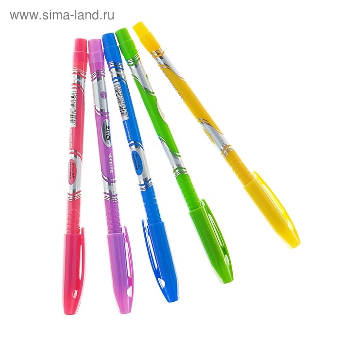 Ручка шариковая 0.7 мм, Berlingo Blitz, чернила синие, микс Ручка шариковая 0.7 мм, Berlingo Blitz, чернила синие, микс