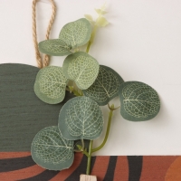 Крючки декоративные дерево "Абстракция. Роза в вазе" 1,5х19х23,5 см