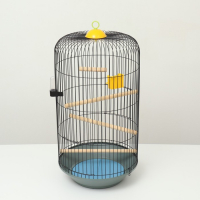 Клетка для корелл круглая &laquo;Рио&raquo;, 40 x 83 см, микс цветов