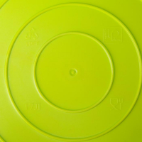 Корзина для белья мягкая, 17 л, 33&times;33&times;24,5 см, цвет ярко-зелёный