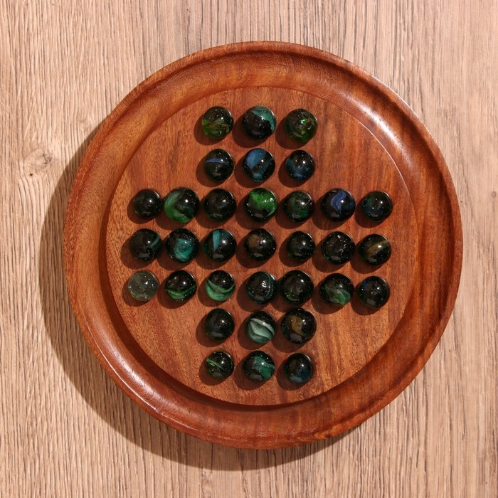 Игра настольная Игра настольная "Солитер" 19х19 см, дерево шишам