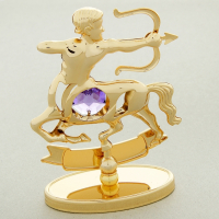 Сувенир знак зодиака &laquo;Стрелец&raquo;, 9,5&times;4&times;6,5 см, с кристаллом