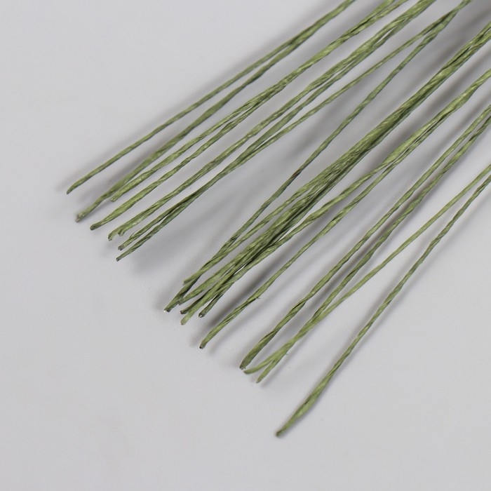 Проволока для творчества Зелёная Проволока для творчества Зелёная" (набор 20 шт) 0,3 мм, 36 см