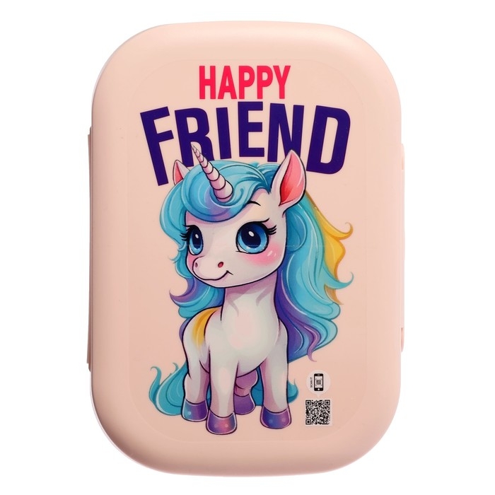 Ланч &mdash; бокс &laquo;Единорог&raquo;, 0,8 л, 179 х 128 х 52 см