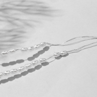 Бусины пластиковые на нити «Жемчуг» 0,6×0,4×0,4 см, (набор 180 шт.), цвет белый Бусины пластиковые на нити «Жемчуг» 0,6×0,4×0,4 см, (набор 180 шт.), цвет белый