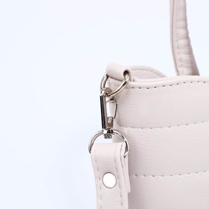 Сумка-тоут "Оливи" на молнии, цвет серый