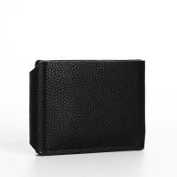 Портмоне мужское на магнитах, отдел для купюр, карт, монет, цвет чёрный Портмоне мужское на магнитах, отдел для купюр, карт, монет, цвет чёрный