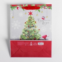 Пакет подарочный новогодний крафтовый вертикальный «Новогоднего чуда», 23 х 27 х 11,5 см, Новый год Пакет подарочный новогодний крафтовый вертикальный «Новогоднего чуда», 23 х 27 х 11,5 см, Новый год