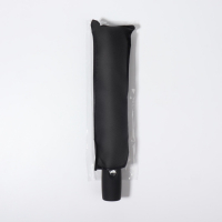 Зонт полуавтоматический &laquo;Однотонный&raquo;, 3 сложения, 8 спиц, R = 49/55 см, D = 110 см, цвет чёрный