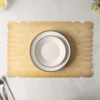 Салфетка сервировочная на стол Доляна &laquo;Крекер&raquo;, 43&times;28 см, цвет песочный