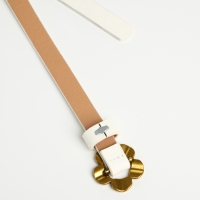 Ремень женский, ширина 1 см, пряжка металл, цвет белый Ремень женский, ширина 1 см, пряжка металл, цвет белый