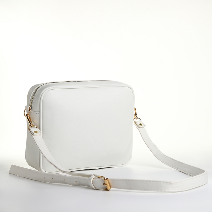 Сумка женская через плечо TEXTURA, маленького размера, цвет белый