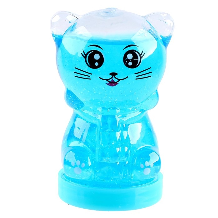 Лизун - слайм &laquo;Кошка&raquo;, цвета МИКС