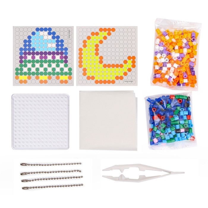 Термомозаика &laquo;Космические приключения&raquo; с пинцетом, брелоком