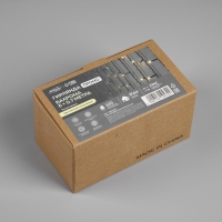 Гирлянда &laquo;Бахрома&raquo; 6 &times; 0.7 м, IP44, УМС, тёмная нить, 120 LED, свечение тёплое белое, 220 В