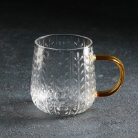 Набор для напитков из стекла Magistro &laquo;Хрусталик&raquo;, 5 предметов: кувшин 1,8 л, 4 кружки 350 мл