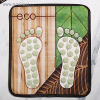 Массажный коврик, массажер для ног &laquo;Эко&raquo;, 33 х 37 см