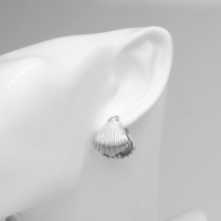 Серьги металл &laquo;Аккорд&raquo; веер, цвет серебро