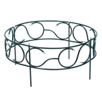 Грядка оцинкованная, 70 &times; 70 &times; 30 см, зелёная, &laquo;Декоративная&raquo;