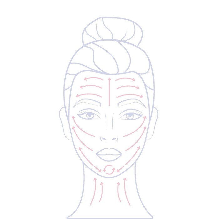 Массажёр для лица и зоны декольте, с шипами, 14 &times; 4,5 &times; 2,5 см, цвет МИКС