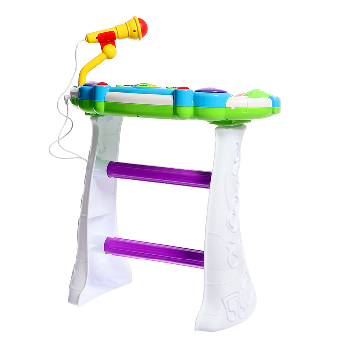 Напольный синтезатор &laquo;Лучший музыкант&raquo;, со стульчиком и микрофоном