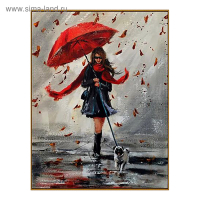 Алмазная мозаика &laquo;Под зонтом&raquo;, 35 цветов