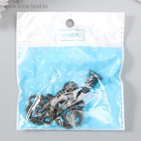 Ручка для шкатулки металл "Растительный орнамент" бронза 5,8х2,8 см Ручка для шкатулки металл "Растительный орнамент" бронза 5,8х2,8 см