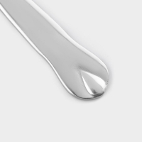 Ножи столовые из нержавеющей стали Доляна &laquo;Капля&raquo;, длина 23 см, 6 шт, цвет серебряный