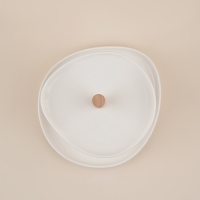 Этажерка - фруктовница круглая SL Home &laquo;Тренто&raquo;, 2 яруса, фарфор, цвет белый