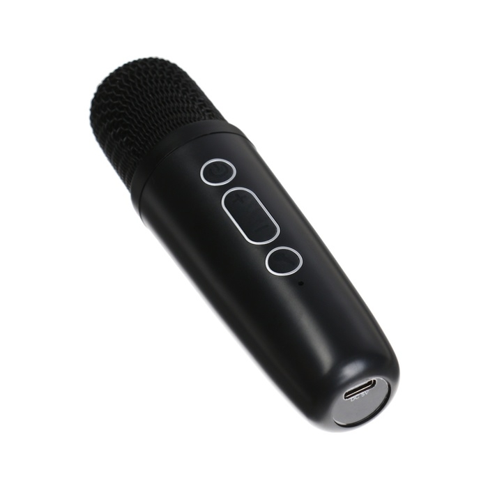 Портативная караоке система Music Box, 10 Вт, FM, USB, BT, 1200 мАч, чёрная