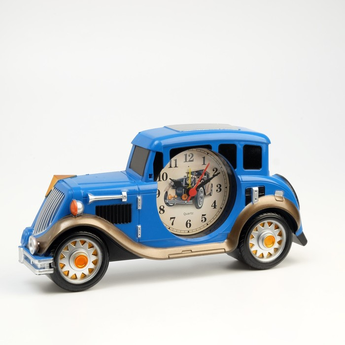 Часы настольные будильник детский Часы настольные будильник детский "Автомобиль", циферблат d-7.5 см, 12 х 24.5 см