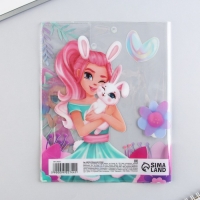 Обложка для тетрадей и школьного дневника «Девочка», 34,7 х 21,1 см Обложка для тетрадей и школьного дневника «Девочка», 34,7 х 21,1 см