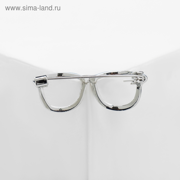 Брошь «Очки» оправа, цвет серебро Брошь «Очки» оправа, цвет серебро